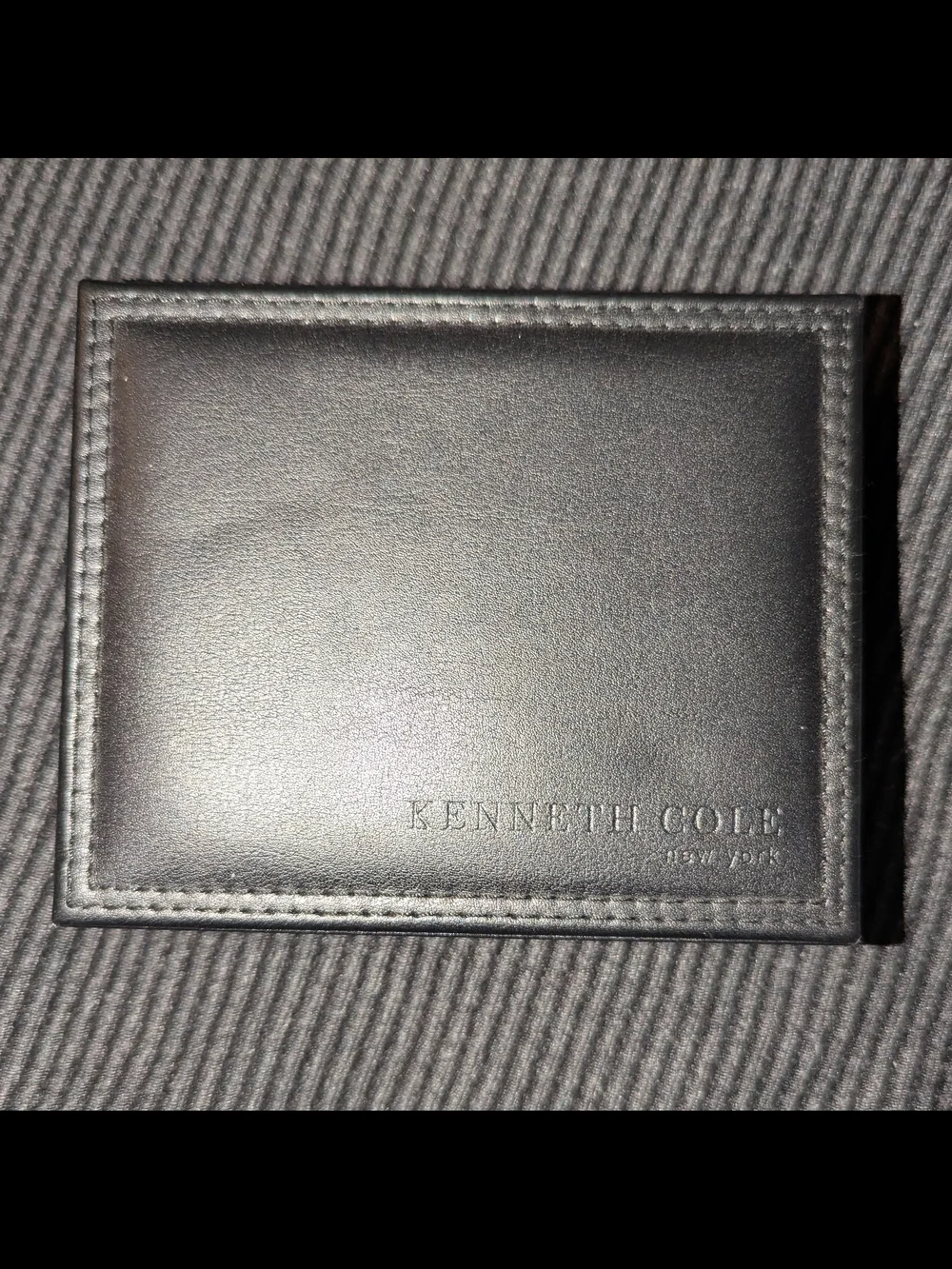 Kenneth Cole Men's Black Leather Bifold Wallet